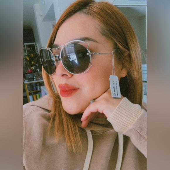 SALE❤️FINAL SALE💐MIU MIU round gradient Sunglasses ✨ - Picture 3 of 16